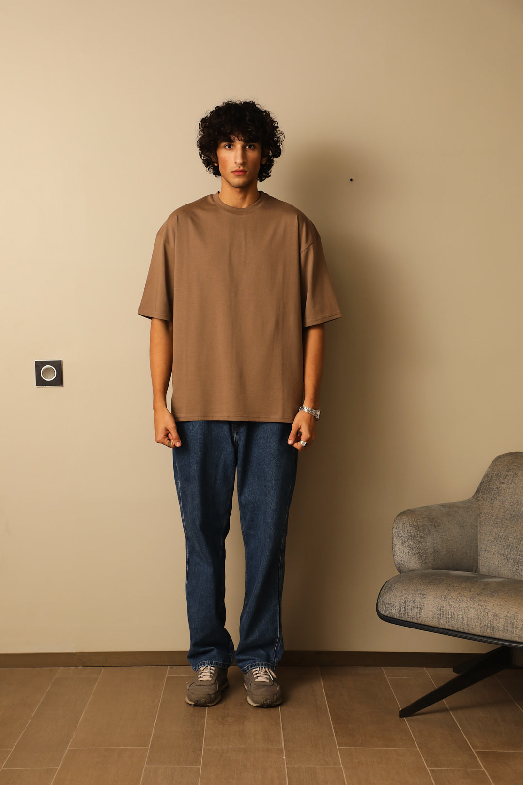 Blank Shitake Brown T-Shirt