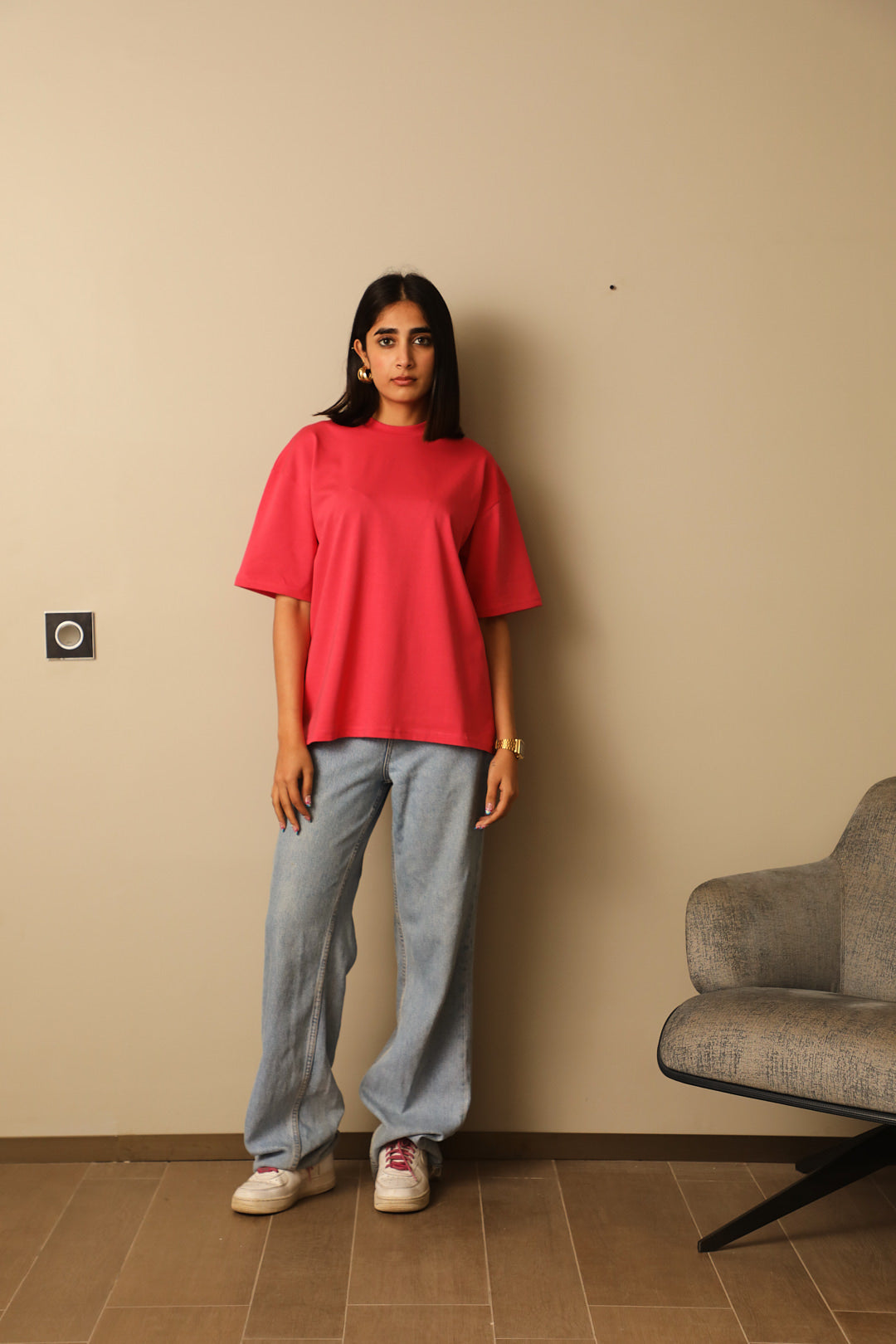 Blank Claret Red T-Shirt